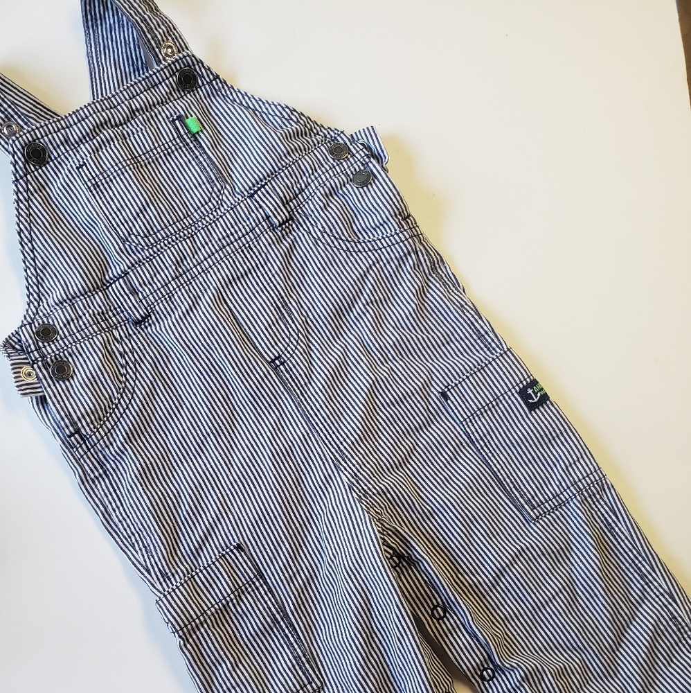 Carter's Striped Bib Overalls